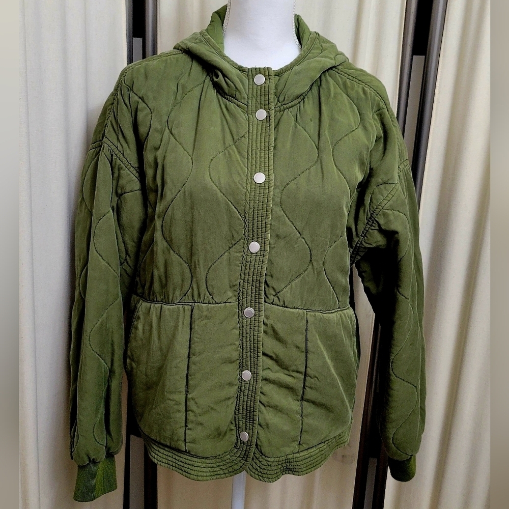 BLANKNYC Green Quilted Women’s Jacket | Size Small - Picture 1 of 6